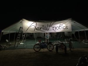 AerialKnotics 2023 Build at Night